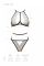 Комплект білизни Passion CHIKA SET, S/M, cream, топ, трусики