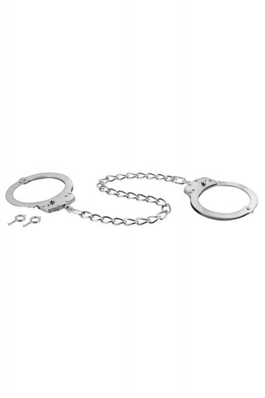 Металеві поножі Fetish Tentation Adjustable metal ankle cuffs