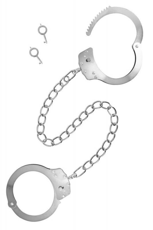 Металеві поножі Fetish Tentation Adjustable metal ankle cuffs
