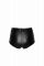 Шортики Noir Handmade F318 Wild, XL, black, під латекс, крокодиловий принт, з доступом
