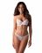 Комплект Obsessive Alissium 2-pcs set, M/L, мереживо, ліф з м’якою чашкою, трусики танга