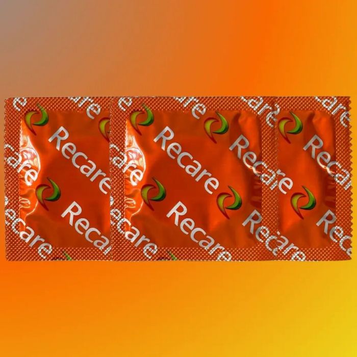 Презервативи Recare Color Fruit Flavour Condoms 3 шт, аромати: м'ята, банан, полуниця