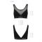 Топ з прозорою вставкою Passion PS002 TOP M, black