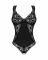 Мереживне боді Obsessive Donna Dream crotchless teddy XL/2XL Black, відкритий доступ