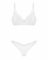 Комплект Obsessive Alissium 2-pcs set, XS/S, мереживо, ліф з м’якою чашкою, трусики танга