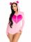 Комбінезон «Солодкий ведмедик» Leg Avenue Sweetheart Bear Velvet Romper M