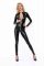 Комбінезон з мокрим ефектом Noir Handmade F293 Powerwetlook catsuit with front zipper, S