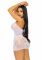 Сукня-сітка зі стразами Leg Avenue Rhinestone halter mini dress White, відкрита спина, one size