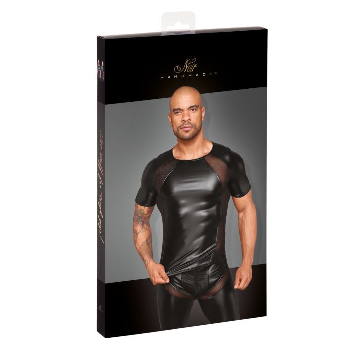 Футболка з мокрим ефектом Noir Handmade H056 Men's T-shirt made of powerwetlook, S