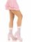 Шкарпетки ажурні Leg Avenue Mini Bow Lace Anklet, білі, з рюшами, декор — бантики