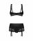 Комплект Obsessive Lecille 3-pcs crotchless set L/XL