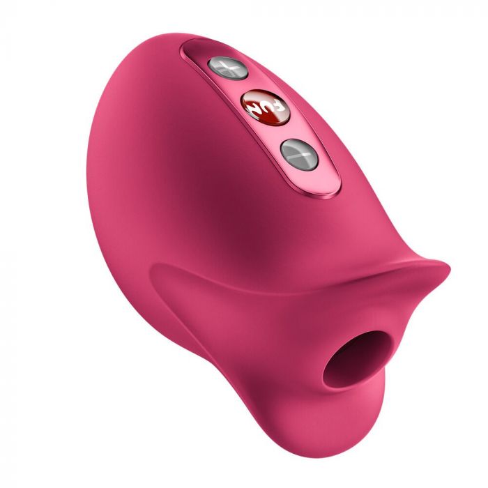 Вакуумний стимулятор Fun Factory Belle Raspberry, 11 режимів роботи, перезаряджуваний