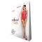 Бодістокінг з декольте Passion BS088 red, імітація корсетної шнурівки