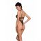 Еротичний боді з малюнком Passion LOVELIA BODY XXL/XXXL, black