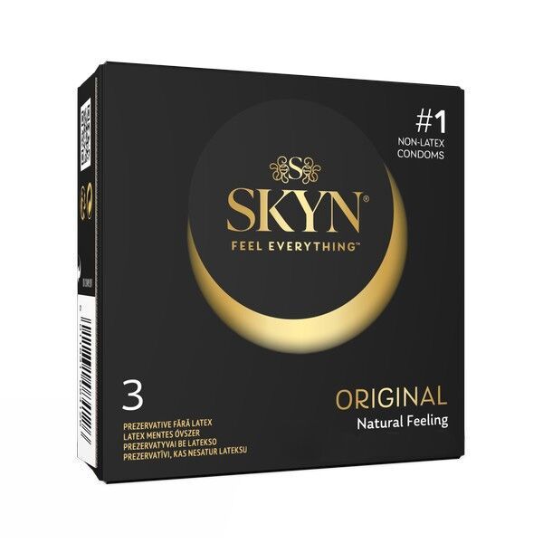 Безлатексні преміум-презервативи SKYN Original 3 шт