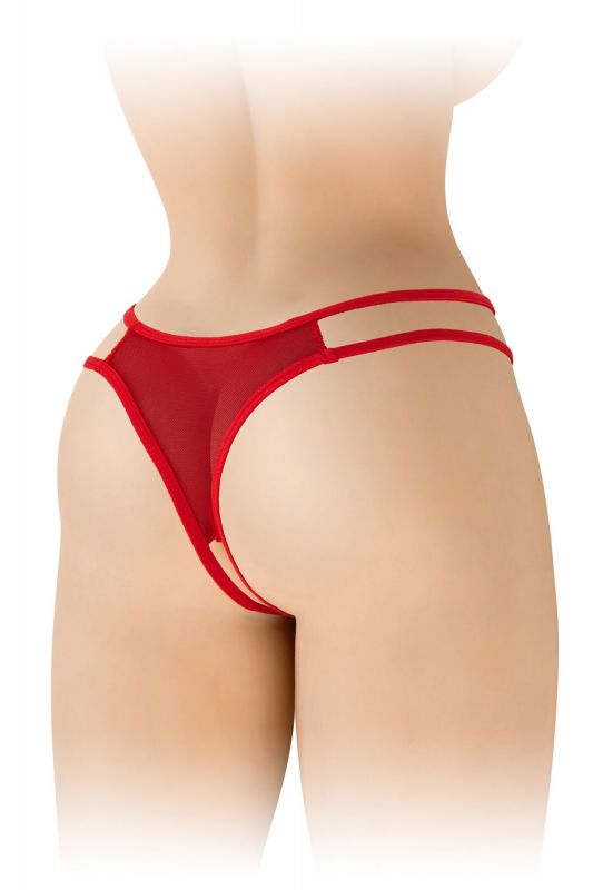 Трусики з відкритим доступом Fashion Secret Victoria Red, мереживо
