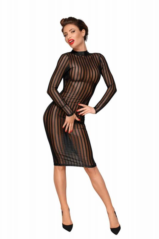 Сукня з мокрим ефектом Noir Handmade F182 Classic dress made of elastic tulle, 3XL
