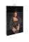 Боді Noir Handmade F296 Psyche, 3XL, мереживо, довгий рукав, низ під латекс, з доступом