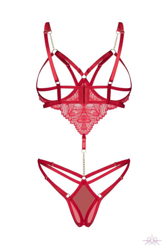Боді Obsessive Matildea crotchless teddy S/M