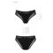 Трусики з прозорою вставкою Passion PS002 PANTIES L, black