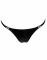 Трусики з мокрим ефектом Noir Handmade P008 Powerwetlook panty with gold clasp, L, на застібках