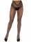 Стрип-колготки Leg Avenue Crotchless Net Tights with Heart Backseam, One Size, чорні, з доступом