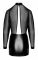 Сукня Noir Handmade F348 Powerwetlook and tulle dress - 4XL