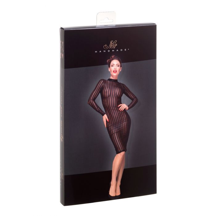 Сукня з мокрим ефектом Noir Handmade F182 Classic dress made of elastic tulle, M