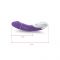 Потужний вібратор Mystim Terrific Truman Purple з двома моторами і вираженою головкою