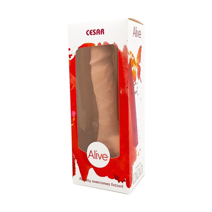 Фалоімітатор Alive Cesar Mega Realistic, діаметр 3,5 см, FutureSkin, двошаровий, найреалістичніший