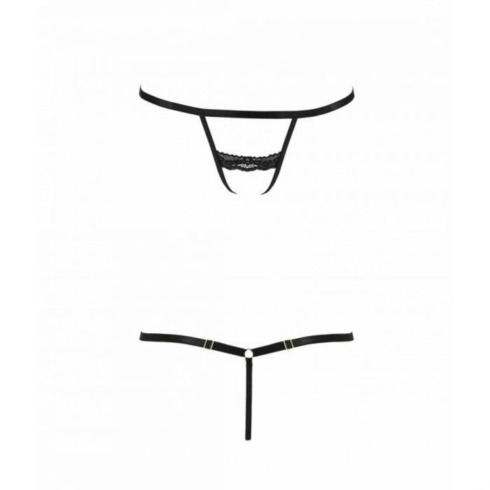 Трусики-стрепи Passion Exclusive SHELLY THONG L/XL, black