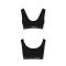 Спортивний топ з широкою гумкою Passion PS004 TOP S, black