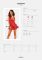 Прозора сорочка бебі-дол Obsessive Lacelove babydoll & thong XL/2XL Red, мереживо, стрінги