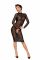 Сукня з мокрим ефектом Noir Handmade F182 Classic dress made of elastic tulle, XXL