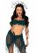 Еротичний костюм Медузи Горгони Leg Avenue Medusa Costume M, топ, спідниця, нарукавники, прикраси