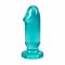 Набір анальних пробок Doc Johnson Crystal Jellies - Anal Starter Kit Teal (м'ятий та без вставки!!!)