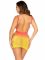 Сукня Leg Avenue Seamless Ombre Faux Lace Up Mini Dress One Size Sunset