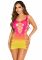 Сукня Leg Avenue Seamless Ombre Faux Lace Up Mini Dress One Size Sunset