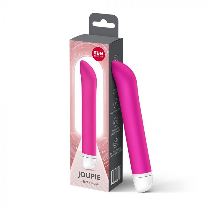 Вібратор для точки G Fun Factory JOUPIE Magenta, діаметр 2,5 см, на батарейках