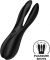 Кліторальний вібратор Satisfyer Threesome 2 Black, 3 гнучкі пальчики, 3 мотори