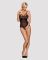 Мереживне боді з доступом Obsessive 818-TED-1 teddy M/L, чорне