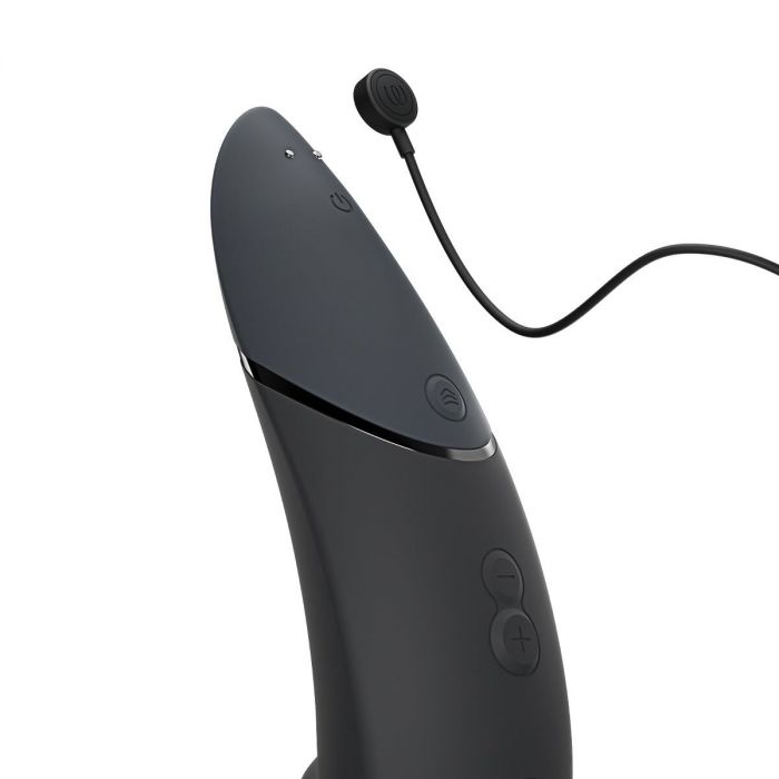Вакуумний кліторальний стимулятор Womanizer Next Black, 3D Pleasure Air, 14 рівнів інтенсивності