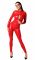 Комбінезон Noir Handmade F353 Red powerwetlook overall - L