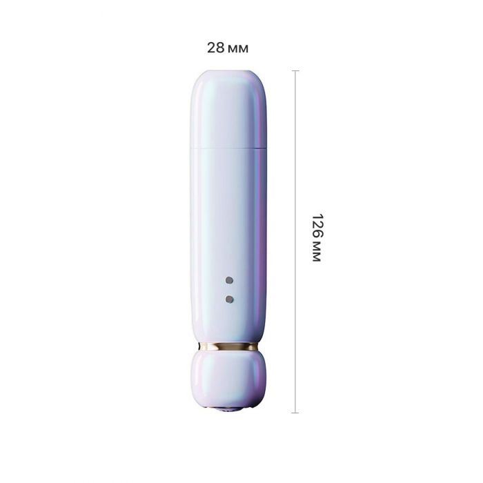 Вакуумний кліторальний стимулятор Zalo Lia Lavender Purple, 3 насадки, 3 режими, різна інтенсивність