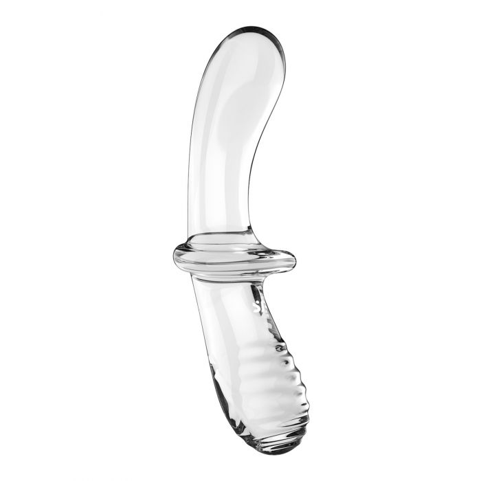 Дилдо Satisfyer Double Crystal (Transparent) (м'яте паковання!!!)