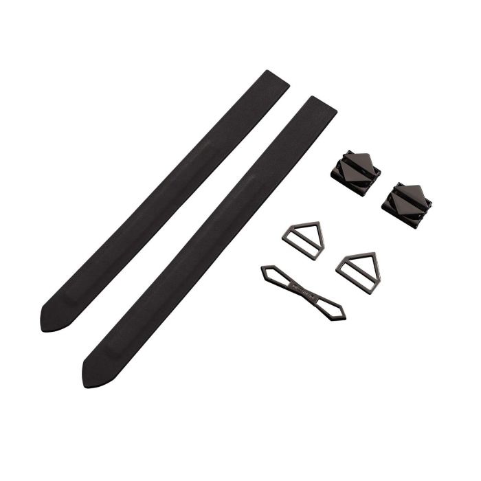 Фіксатори для рук та ніг LOCKINK Wristcuffs/Anklecuffs, чорні, натуральна шкіра
