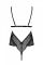 Боді Passion AMBERLY BODY black, S/M, відкрита спина, низ стрінги