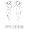 Напівпрозорий корсет Passion Exclusive MIRAJANE CORSET S/M, black