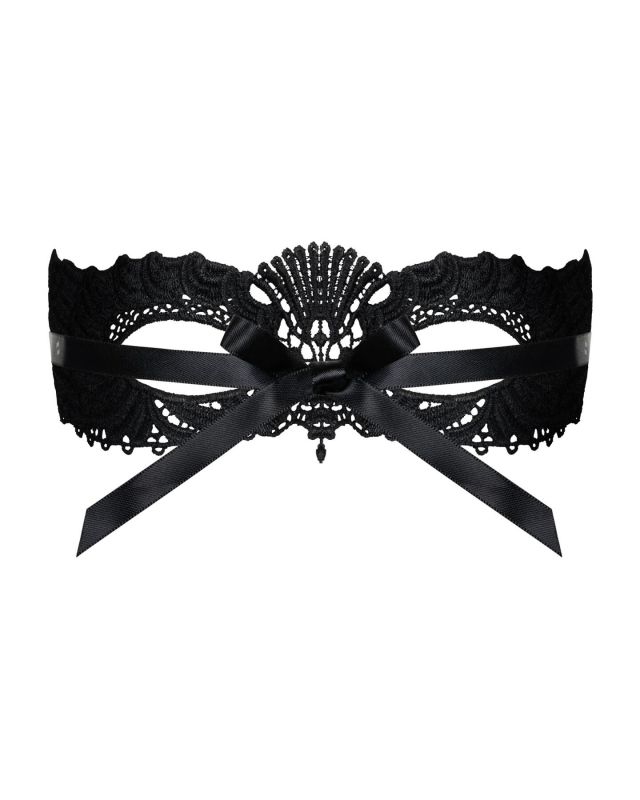 Мереживна маска Obsessive A700 mask, єдиний розмір, чорна