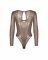 Боді Obsessive Soranna long-sleeved teddy 2XL/3XL